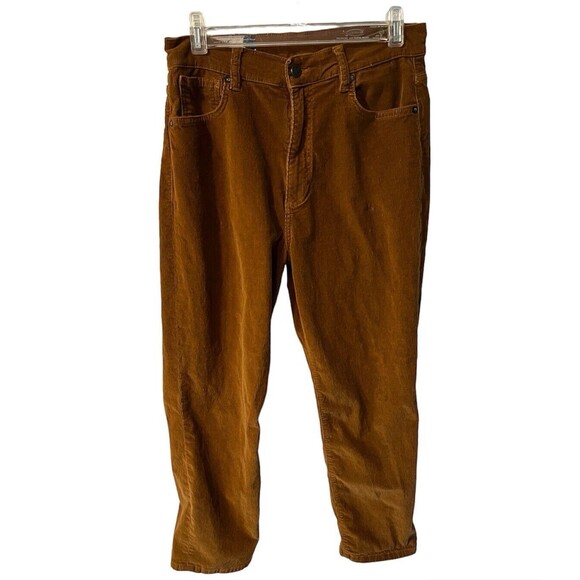 marine layer pants Womens 28 Corduroy Straight cropped stretch preppy Vintage - Picture 1 of 9